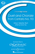 Duet and Choral from Cantata No. 93 Two-Part choral sheet music cover